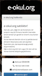 Mobile Screenshot of e-okul.org