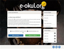 Tablet Screenshot of e-okul.org